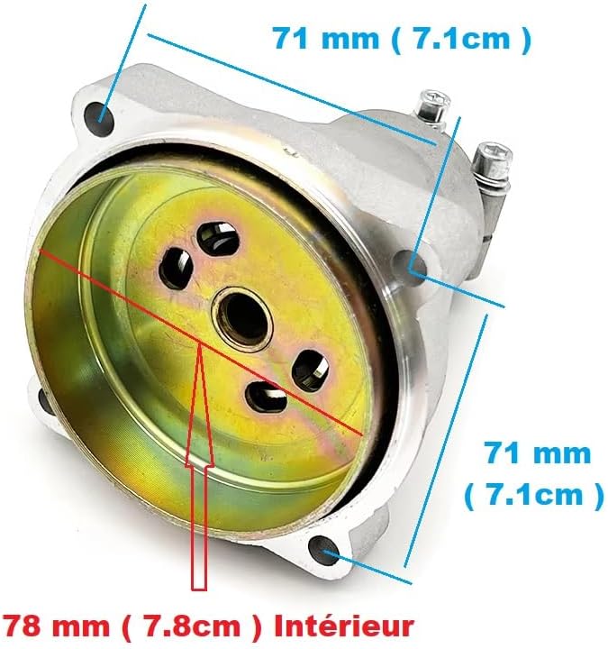 Original-Ersatzteil Hersteller: Kupplungsglocke für Rohr 28 mm/Achse 9 Zähne für Motorsense oder Mul