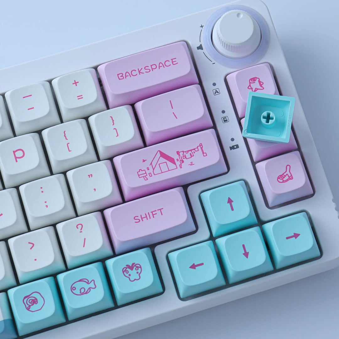 PBT Keycaps 138 Tasten XDA Profile Dye-Sublimation Custom Cute Keycaps für Gateron Cherry MX Schalte