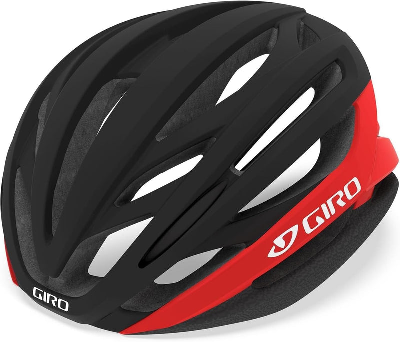 Giro Unisex – Erwachsene Syntax MIPS Fahrradhelm Road L (59-63cm) matte black/bright red, L (59-63cm