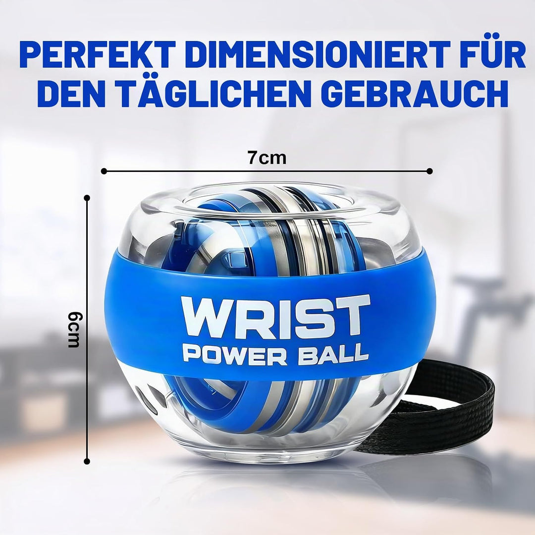 Gyroball Handtrainer, Handgelenk Trainer zur Stärkung von Armen, Fingern, Handgelenkknochen und Musk