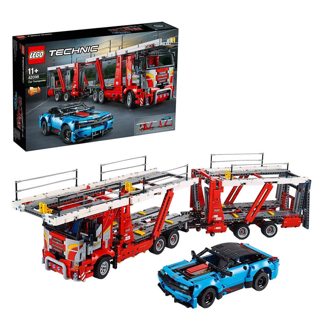 LEGO Technic 42098 - Autotransporter Frustfreie Verpackung Single, Frustfreie Verpackung Single