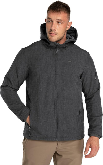 33,000ft Herren Softshell Jacke Outdoor Funktionsjacke Freizeitjacke Wasserdicht Windbreaker Regenja