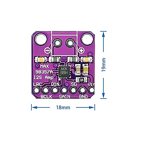 5 Stück MAX98357 3W Klasse D Audioverstärker Decodermodul I2S I2S ungefiltert