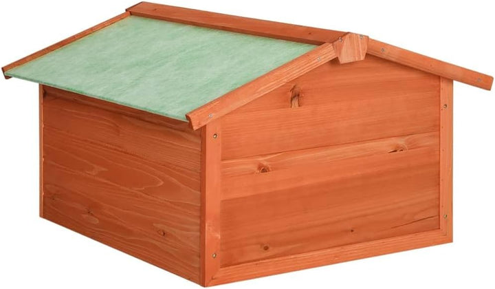 vidaXL Tannenholz Massiv Mähroboter Garage Dach Unterstand Überdachung Rasenmäher Überdachung Holzga