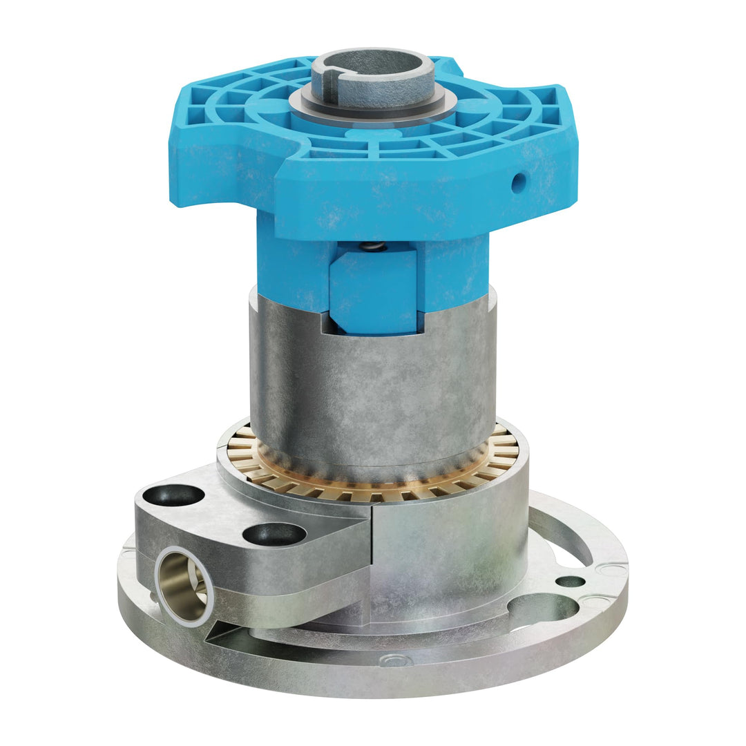 DIWARO® K028 Rolladengetriebe | Untersetzung 3:1 links | Antrieb 6mm Innenvierkant | Kurbelgetriebe,