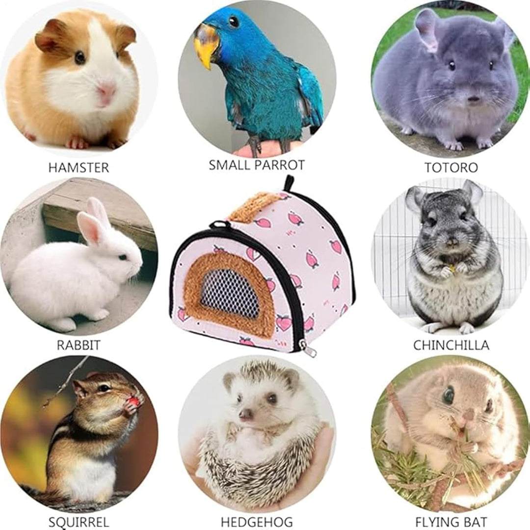 Hamster-Tragetasche, belüftet, Winddicht, Chinchilla-Tragetasche, Schultertasche, für Igel, Chinchil