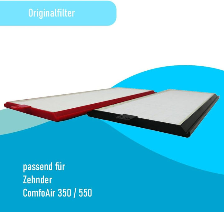 Zehnder original Filterset für ComfoAir 350 und 550 F7/G4, kein Nachbau