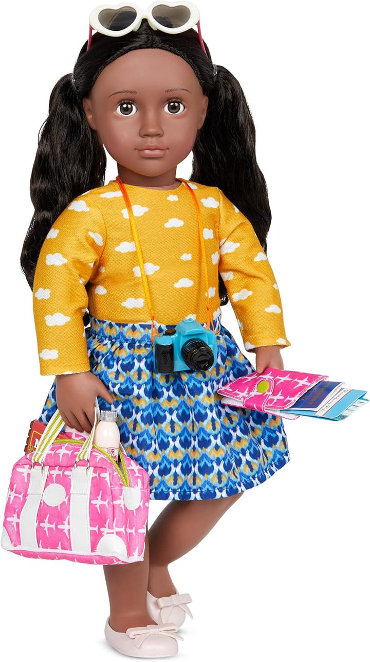 Our Generation - Gute Reise - 46 cm Puppe Zubehör - Reise-Set - Gepäcktasche - Spiel Essen & Kamera