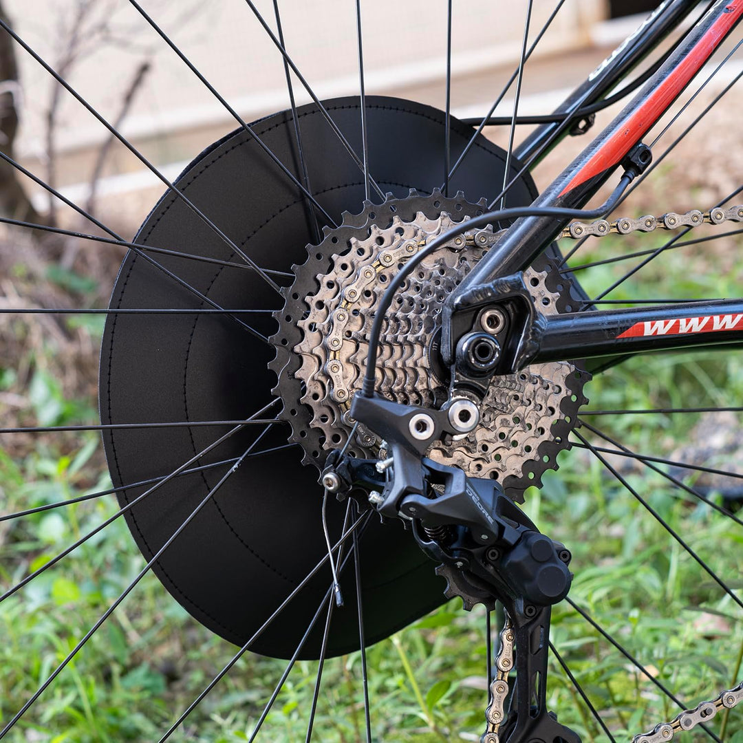 Thinvik Bremsscheiben Schutz (2 Stück) – Waschbare Neopren-Hüllen für Fahrrad-Scheibenbremsen, Durch