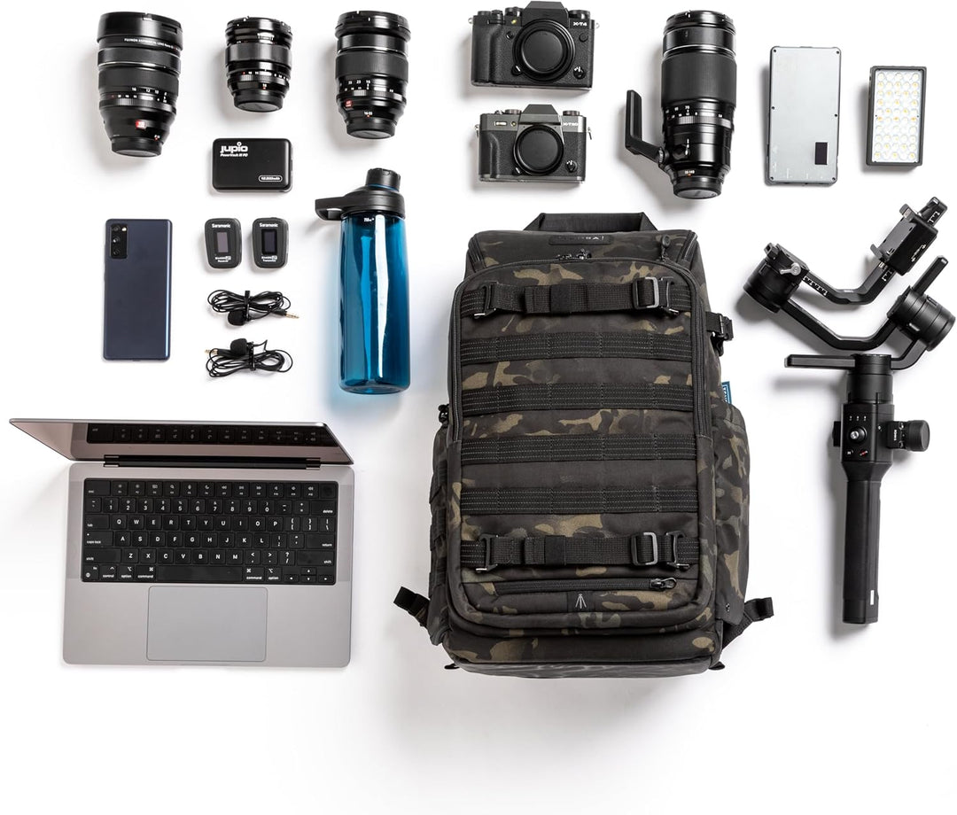 TENBA Sac AXIS V2 Backpack Multicam 20L Noir Multicam Schwarz 20 l Backpack V2, Multicam Schwarz 20