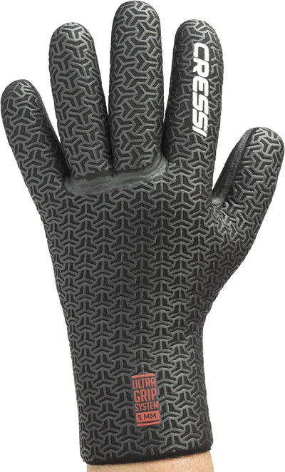 Cressi Gotland Liquid Seal Gloves 3 or 5mm - 5 Finger Tauchhandschuhe aus weichem Neopren 3 oder 5mm