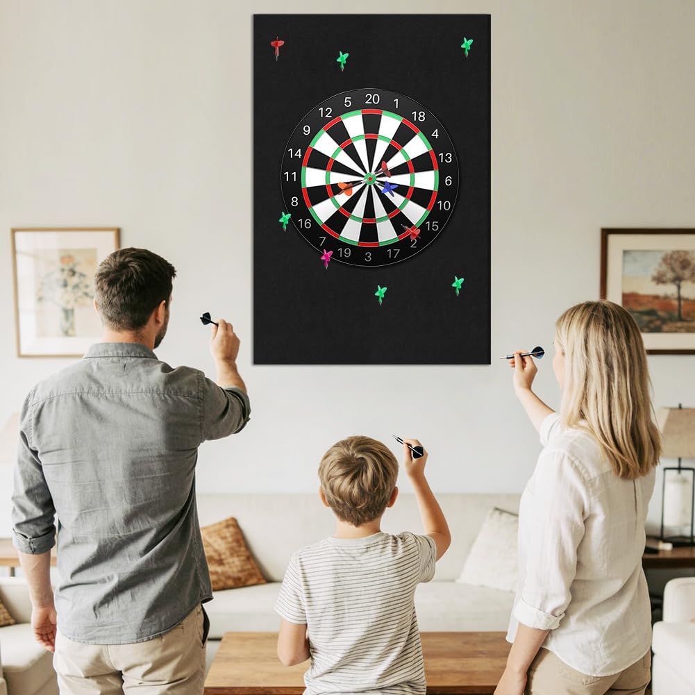 Dartboard-Wandschutz, Filz-Dartboard-Wandschutz, Wandumrandung für Dartboard-Rückseite, Selbstkleben