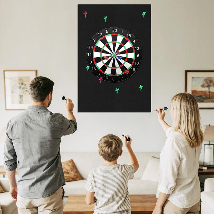 Dartboard-Wandschutz, Filz-Dartboard-Wandschutz, Wandumrandung für Dartboard-Rückseite, Selbstkleben