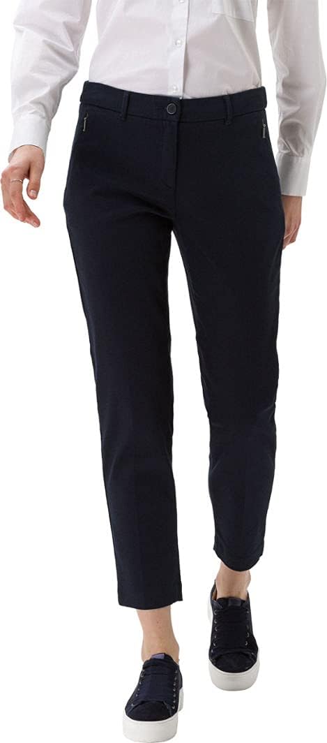 BRAX Damen Style Maron Chino Uni Hose 44W / 30L Marine, 44W / 30L Marine