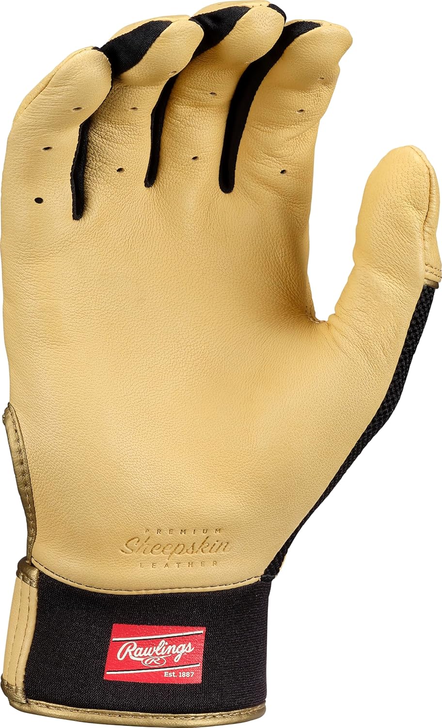 Rawlings Pro Preferred Baseball-Schlaghandschuhe Erwachsene Medium Carmel/Black, Erwachsene Medium C