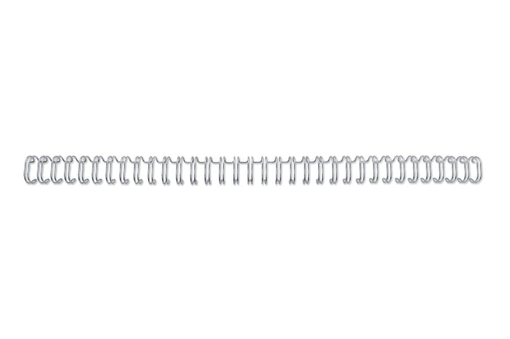 WireBind Drahtbinderücken, 100 Stück, 12.5mm,silber silber 12.5mm, silber 12.5mm