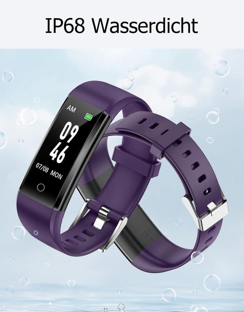 GRV Schrittzähler Uhr Ohne Bluetooth/App/Handy für Damen und Heren,Kinder Fitness Tracker Fitnessuhr