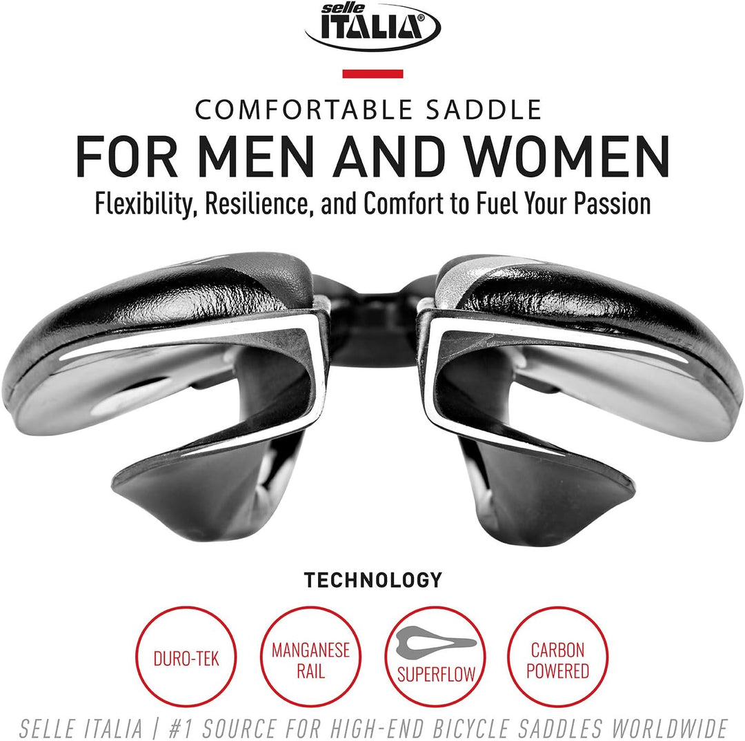 Selle Italia Unisex – Erwachsene Sp01 Boost Tm Superflow Sattel L Schwarz, L Schwarz