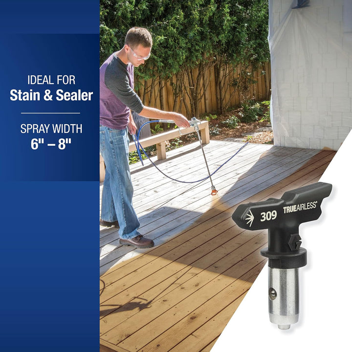 Graco TRU309 TrueAirless 309 Sprühspitze schwarz / silberfarben 309 Sprühspitze, schwarz / silberfar