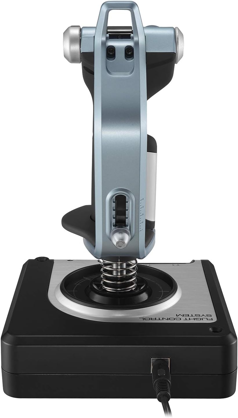 Logitech G Saitek X52 Flight Control System, Schubregler und Stick-Flugsimulationscontroller für Wel