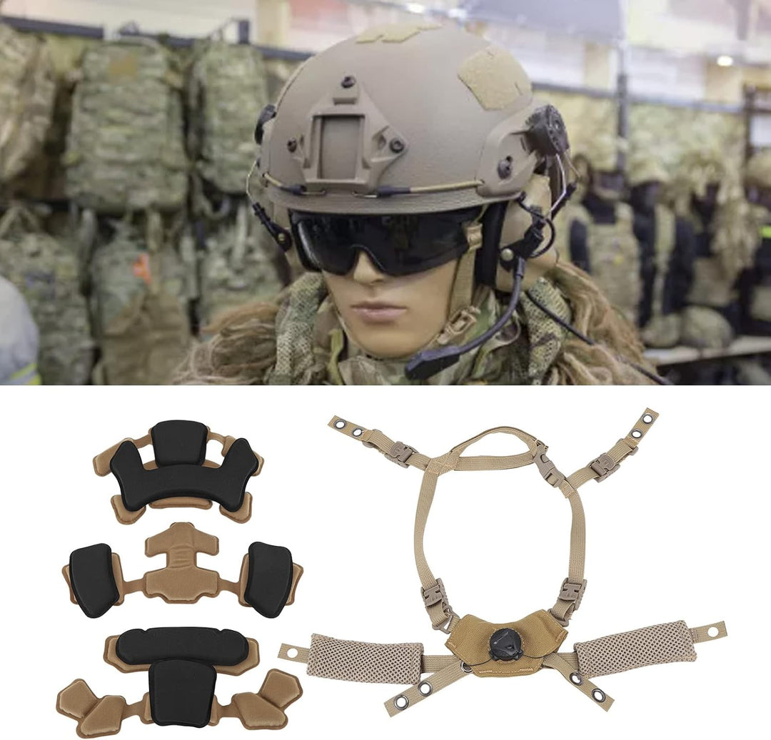 Taktischer Helm Dial Suspension System Kinnriemen für ACH, für Mich, für Team Wendy, für FMA, für EX