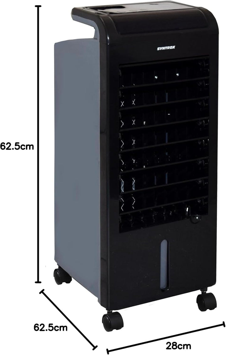 Syntrox Germany 4 in 1 Luftkühler Luftbefeuchter Lufterfrischer und Ventilator mit Touch Panel und F
