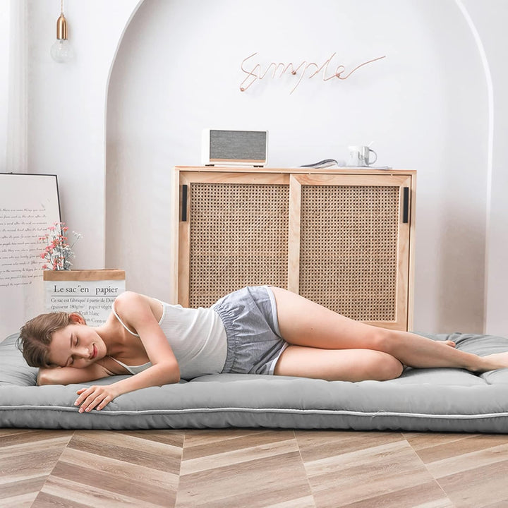 MAXYOYO Klappmatratze Futon Matratze Bodenmatratze Gepolsterte Japanische Tatami Gesteppte Bett, Dic
