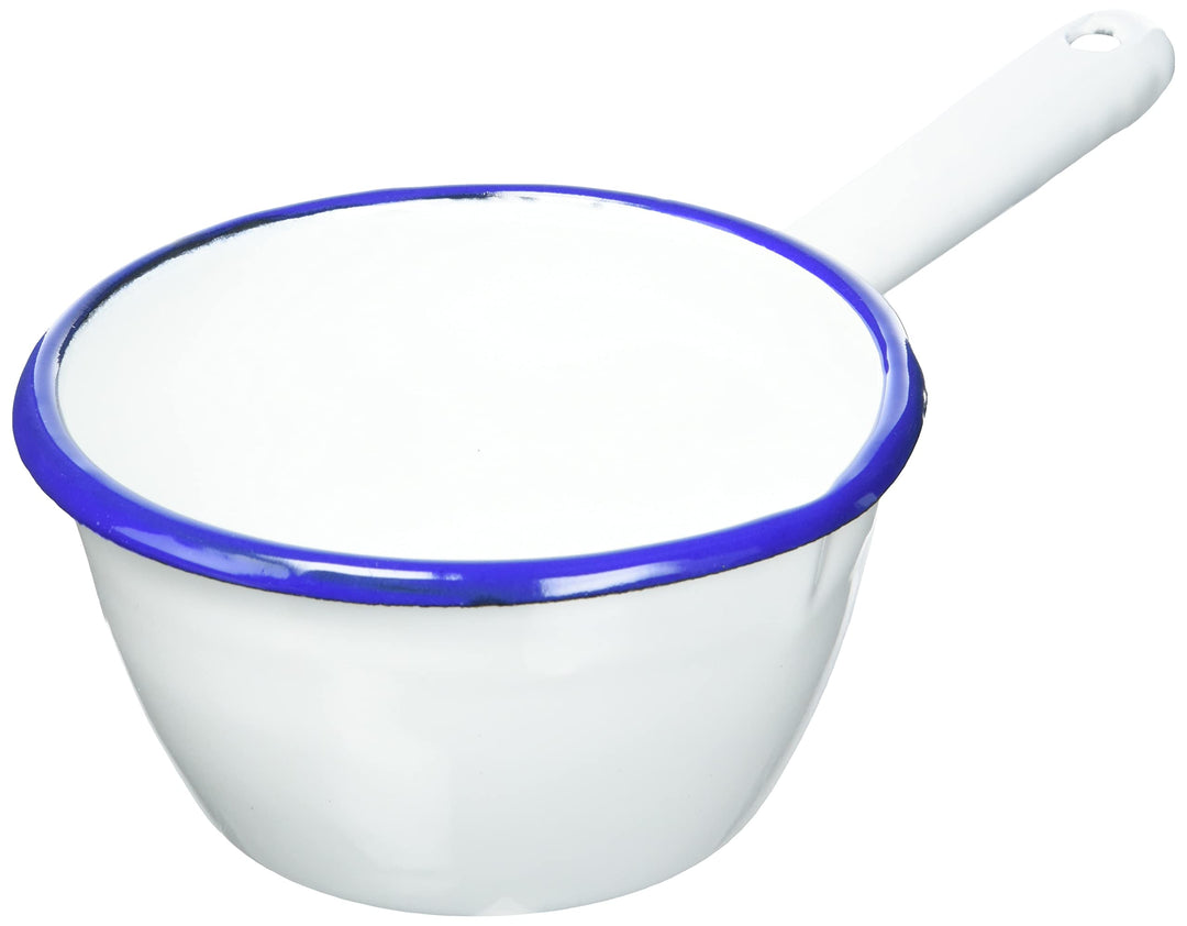 IBILI CAZO Blanco 12 cm, Stainless Steel, weiss/blau 12 x 12 x 5 cm, 12 x 12 x 5 cm