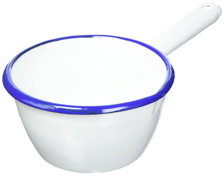 IBILI CAZO Blanco 12 cm, Stainless Steel, weiss/blau 12 x 12 x 5 cm, 12 x 12 x 5 cm