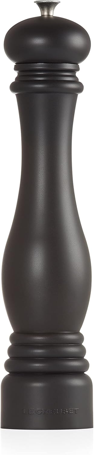Le Creuset Classic Salzmühle, Gross, Robuster ABS-Kunststoff, Korrosionsbeständig, 518 g, Schwarz ma