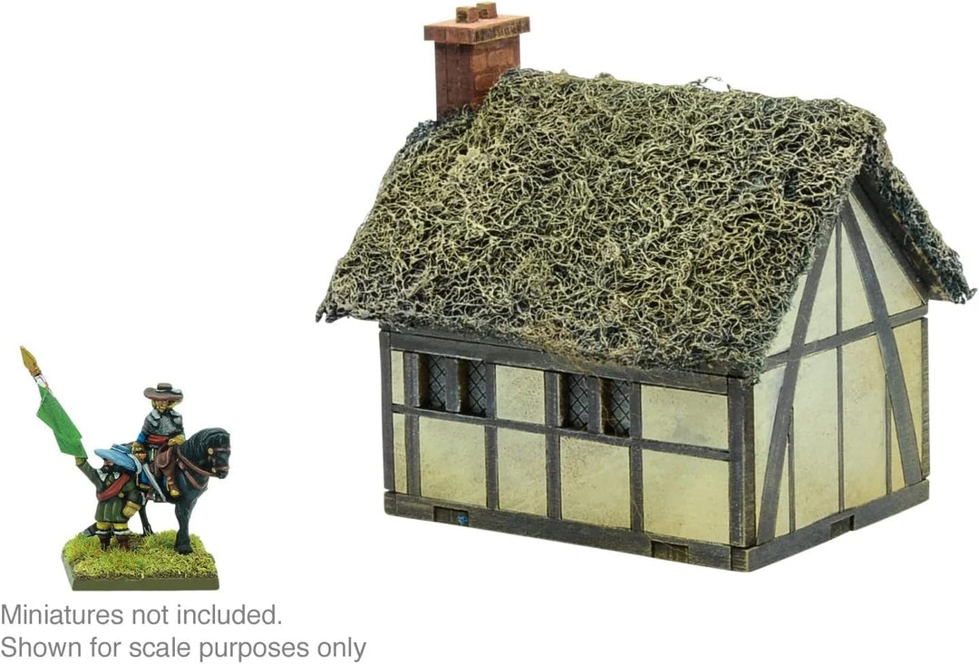 Warlord Games Pike & Shotte Epic Battles – Thatched Hamlet Scenery Pack
