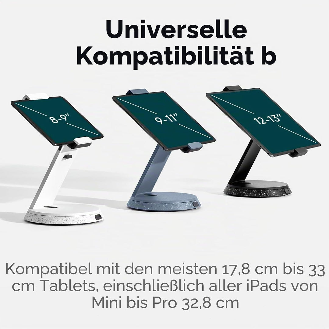 Bouncepad Eddy - universelle Tischhalterung kompatibel mit fast allen wichtigen iPads und Tablets, w