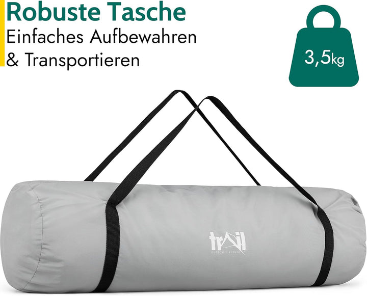 trail outdoor leisure Doppelte Camping Isomatte Selbstaufblasend Ultraleicht, Aufblasbare Isoliermat