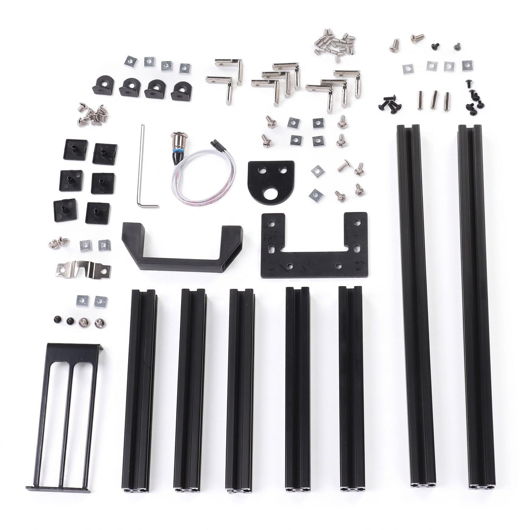 Bewinner DIY-Computer-Motherboard-Gehäuse-Rack, Vertikales Offenes Aluminiumrahmen-Chassis mit Wärme