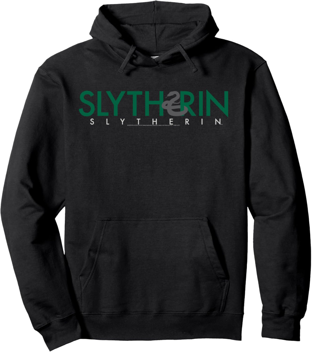 Harry Potter Slytherin Text Pullover Hoodie