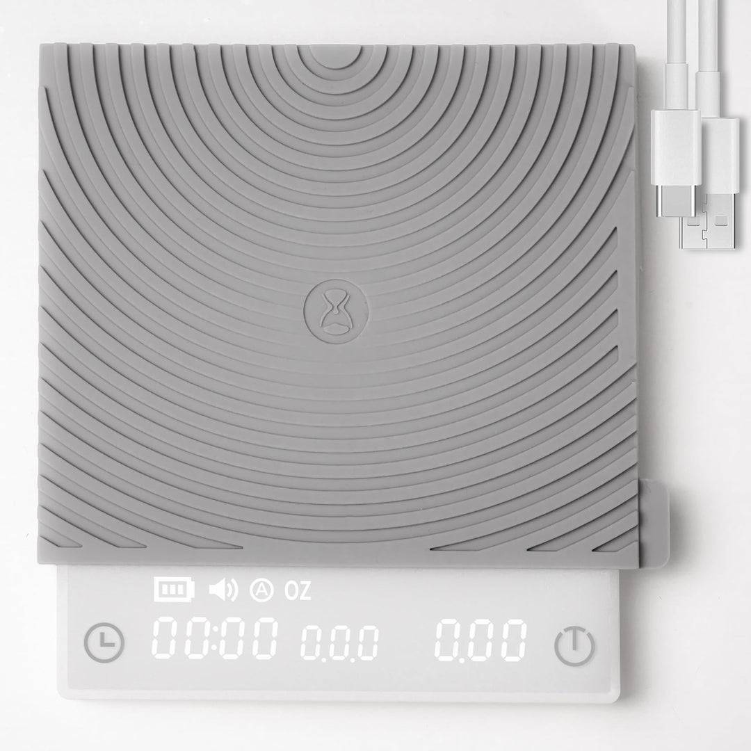 TIMEMORE Black Mirror Mini, digitale Kaffeewaage mit Timer, 2 kg/0,1 g, Durchflussrate-Funktion, kom