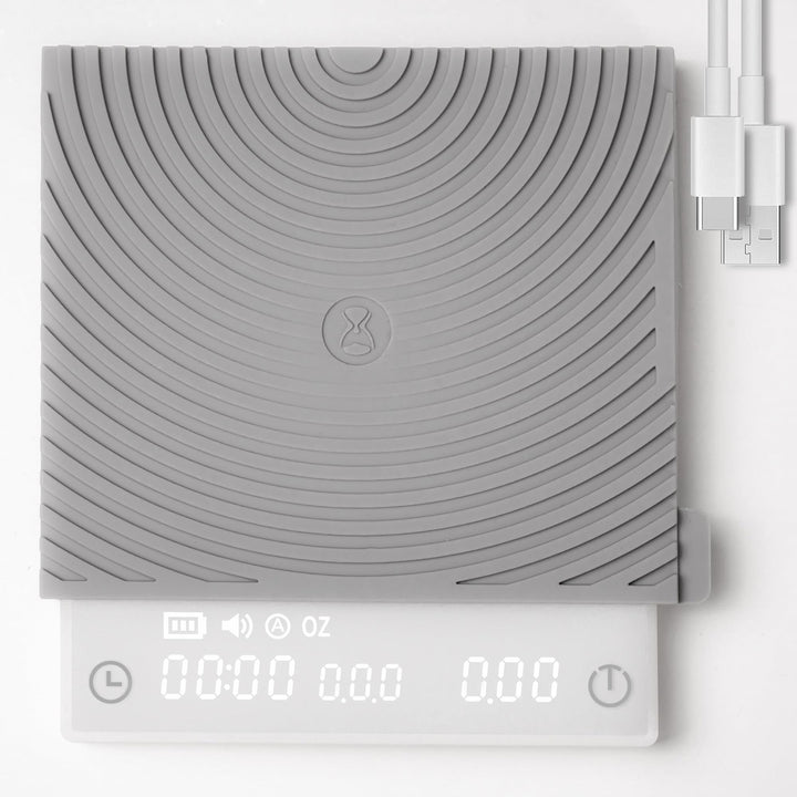 TIMEMORE Black Mirror Mini, digitale Kaffeewaage mit Timer, 2 kg/0,1 g, Durchflussrate-Funktion, kom