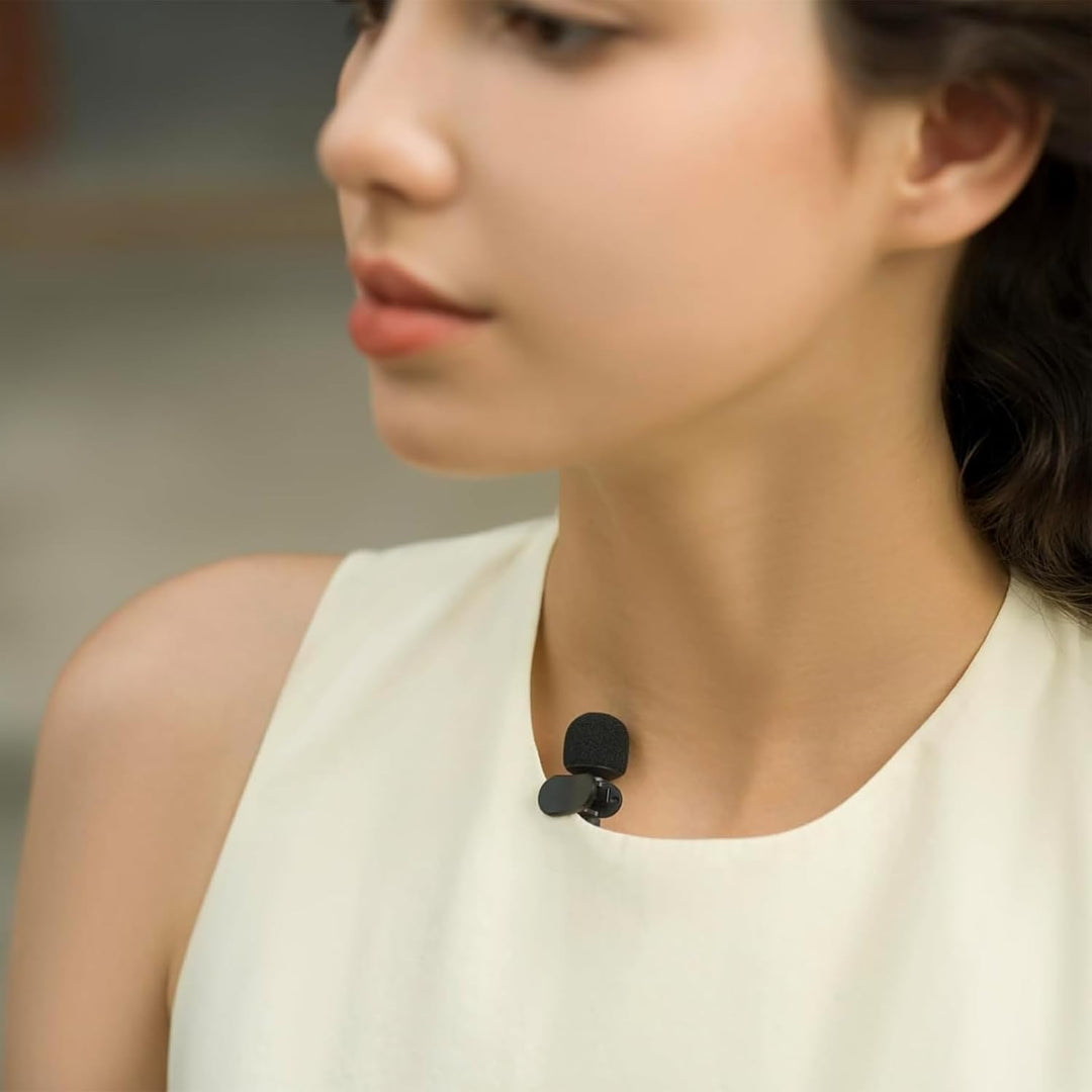 INSYOO Original Lavalier Mikrofon für DJI Mic/Mic 2 – Kompaktes Design mit Präziser Neigungseinstell