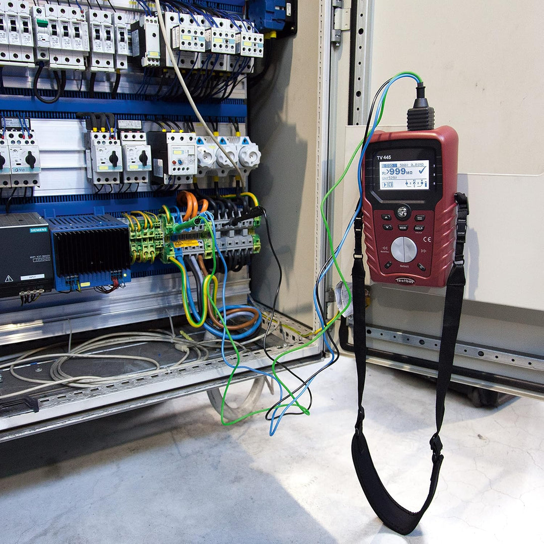 Testboy TV 445 Installationstester DIN VDE 0100-600 (spezifische Hilfebildschirme, LCD mit Hintergru