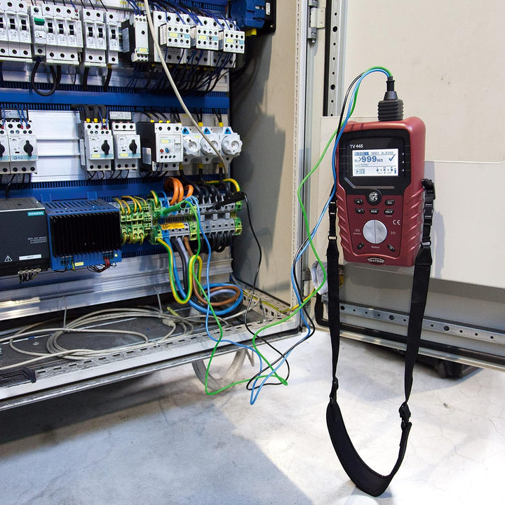 Testboy TV 445 Installationstester DIN VDE 0100-600 (spezifische Hilfebildschirme, LCD mit Hintergru