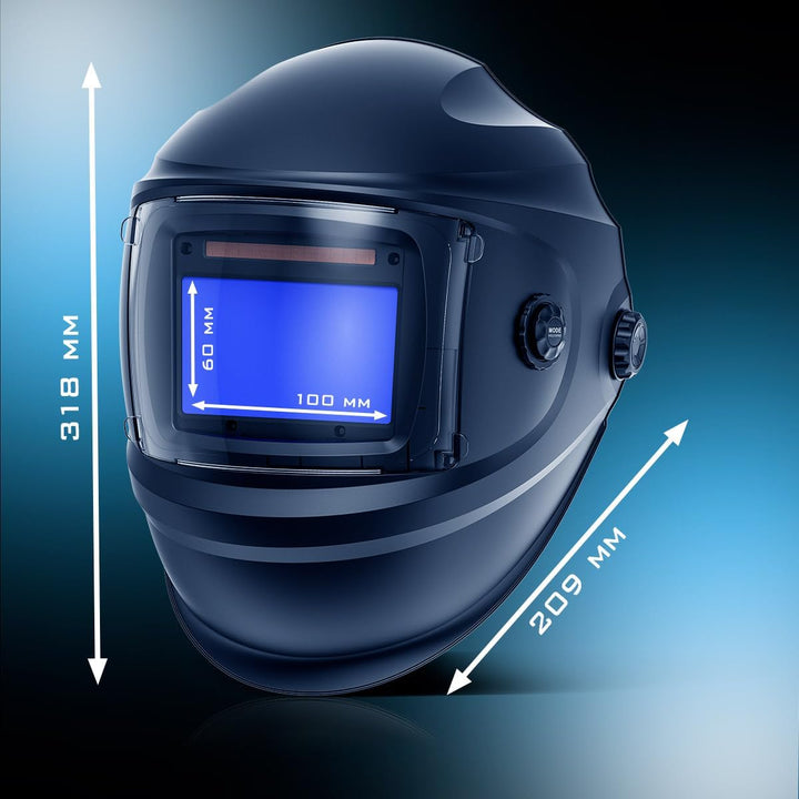 STAHLWERK Automatik-Schweisshelm BULLET 3-in-1 Schweisserhelm | Schweissschild | Schweissmaske mit T