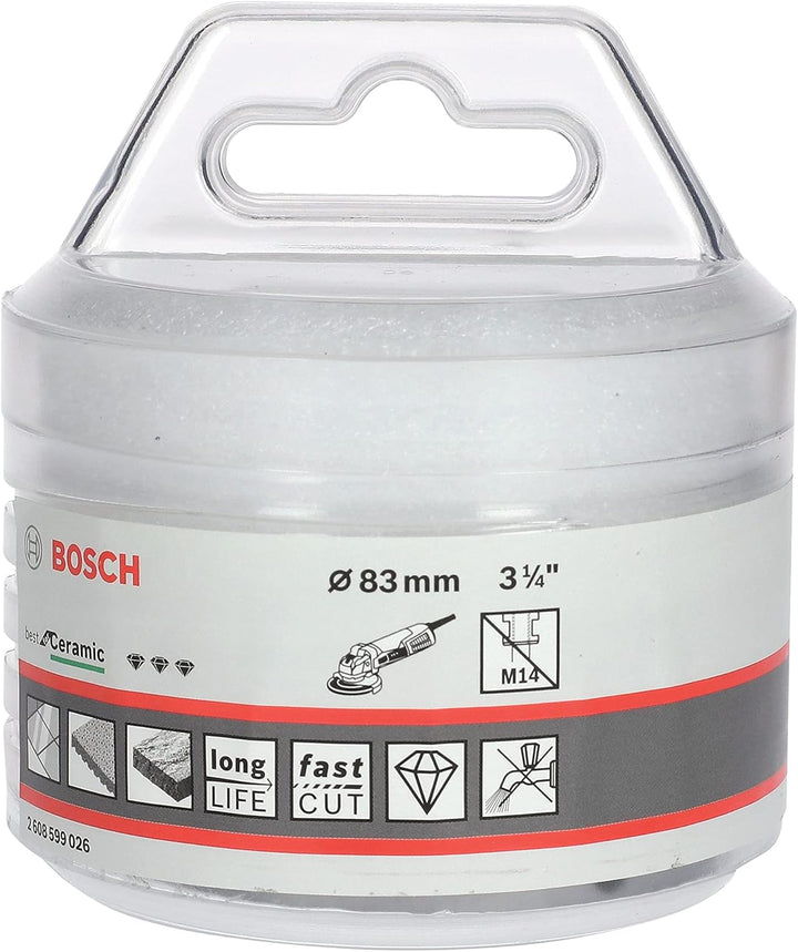 Bosch 1x PRO Multi Material Diamanttrockenbohrkronen für X-Lock und kleine Winkelschleifer (für Flie