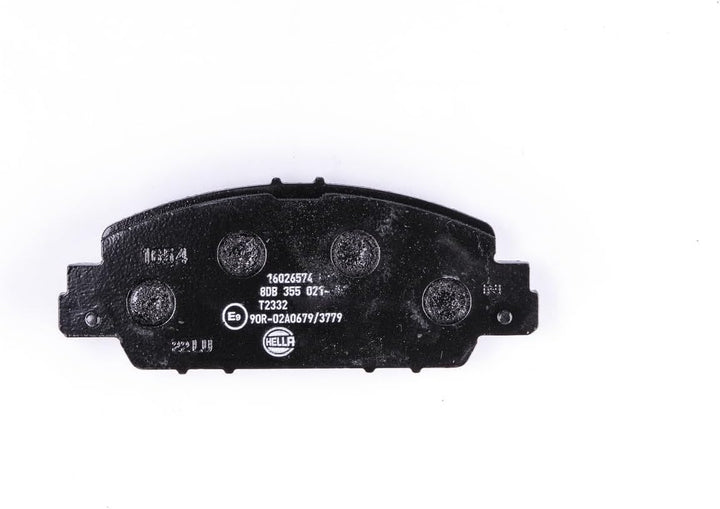 HELLA PAGID 8DB 355 021-471 Bremsbelagsatz - T2332 - Dicke/Stärke: 16.4mm - Bremssystem: Akebono - m