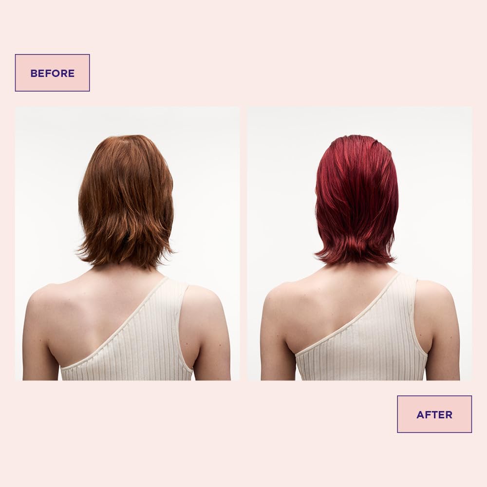 Maria Nila Colour Refresh, Bright Red 300 ml, Rote Haarmaske, Semi-permanente Pigmente, 100% vegan &