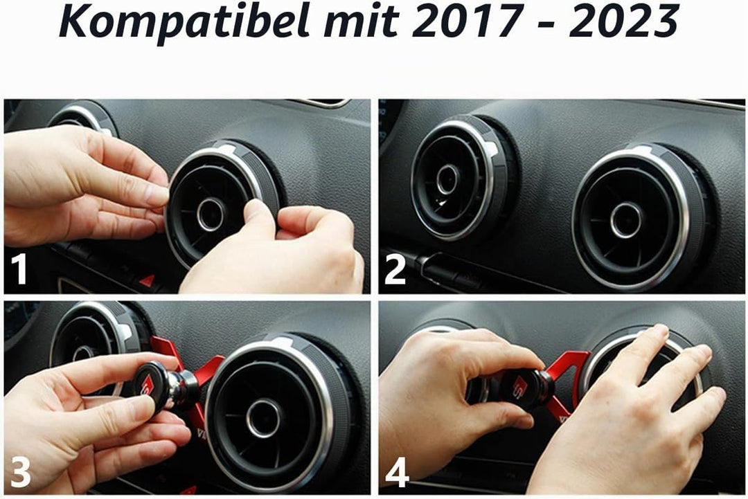 AYADA Magnet Handyhalterung Kompatibel mit Q2, MagSafe für iPhone 12/13/14/15, SUV Zubehör Accessori