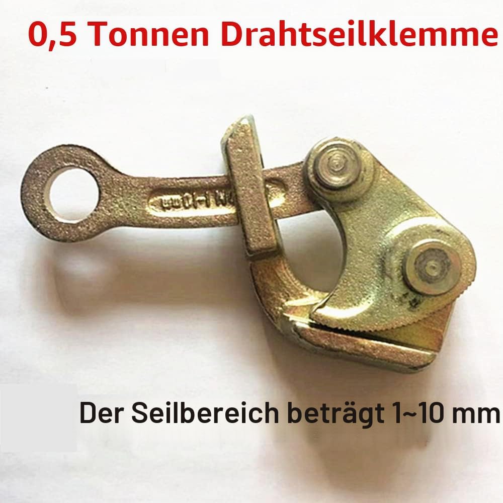 Drahtseilspannerklemme, Schwerlastdrahtspanner, Multifunktionale Drahtseil-Kabelklemme für Kommunika