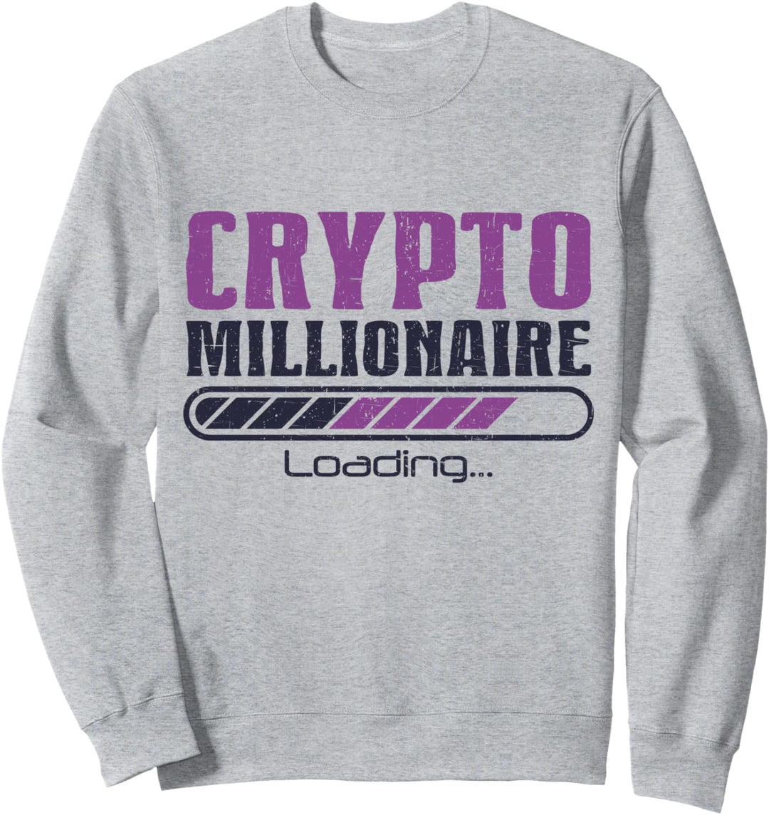 Krypto Millionär Lustig Bitcoin Krypto Kryptowährung Sweatshirt