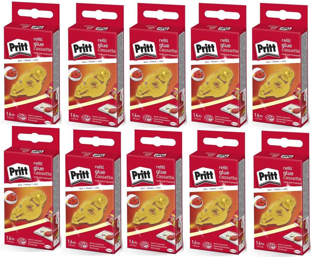 Pritt Kleberoller Nachfüllkassette, non-permanent, für wiederablösbare Verklebungen, Bandlänge: 16 m