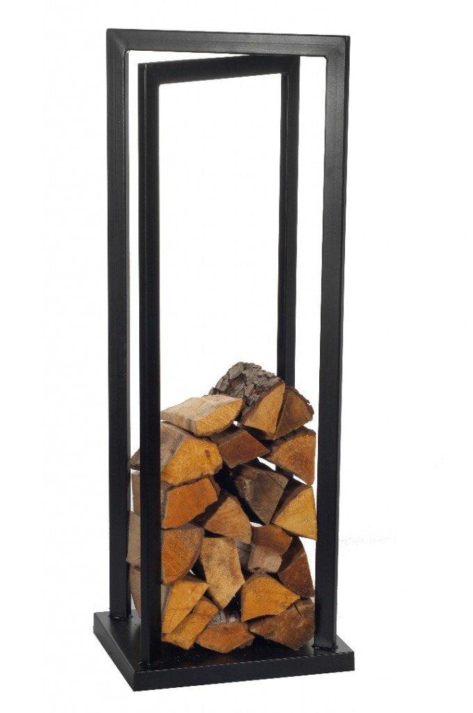 Magnus Kaminholzregal CROSS schwarz