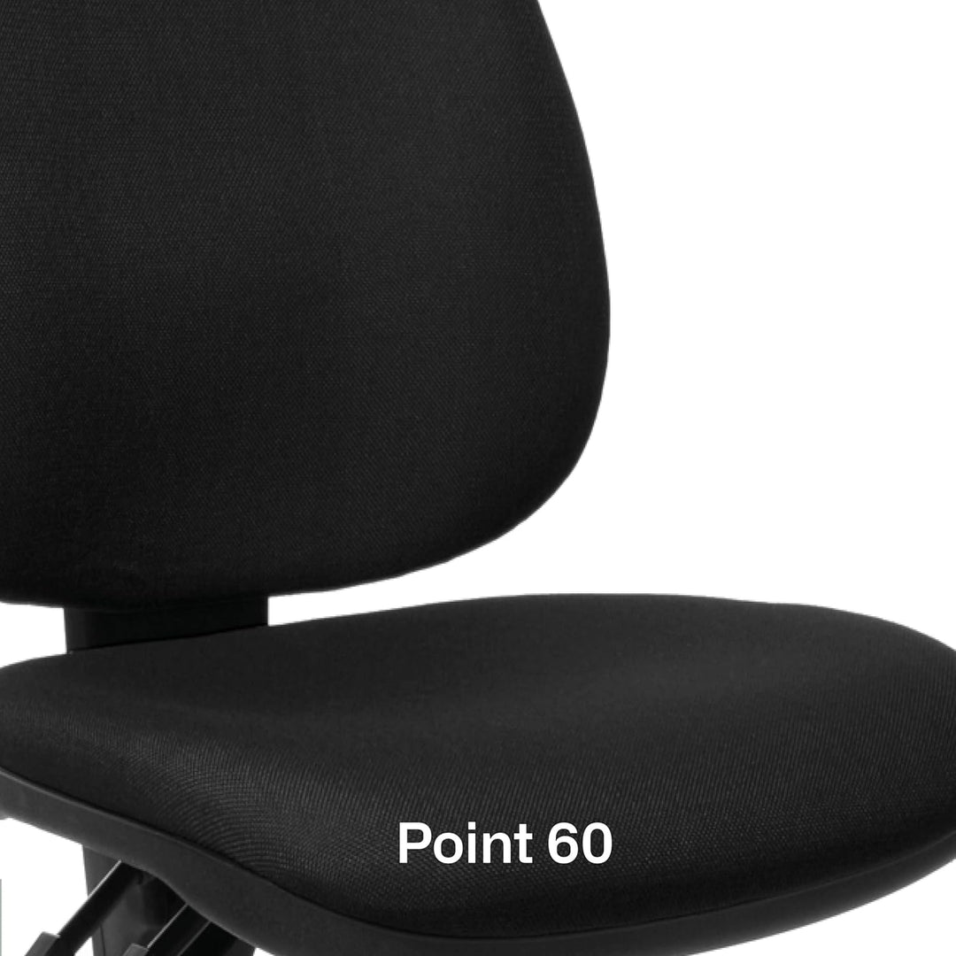 Topstar Point 60, Bürostuhl, Schreibtischstuhl, Stoff, Hellgrau, 54 x 47 x 109 cm, Hellgrau